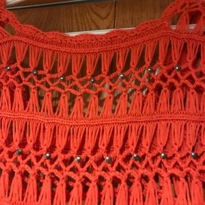 Roz & Ali name brand unique blouse